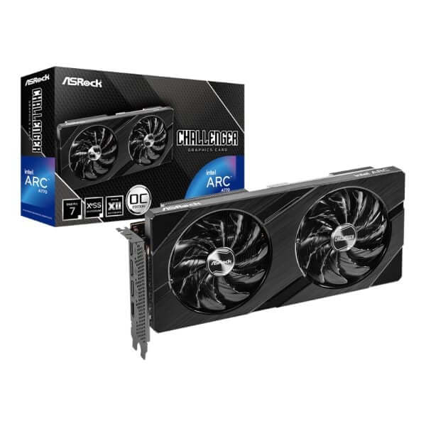 ASRock Intel Arc A770 Challenger OC 16GB GDDR6 256-BIT Graphics Card 1 ASRock Intel Arc A770 Challenger OC 16GB GDDR6 256-BIT Graphics Card