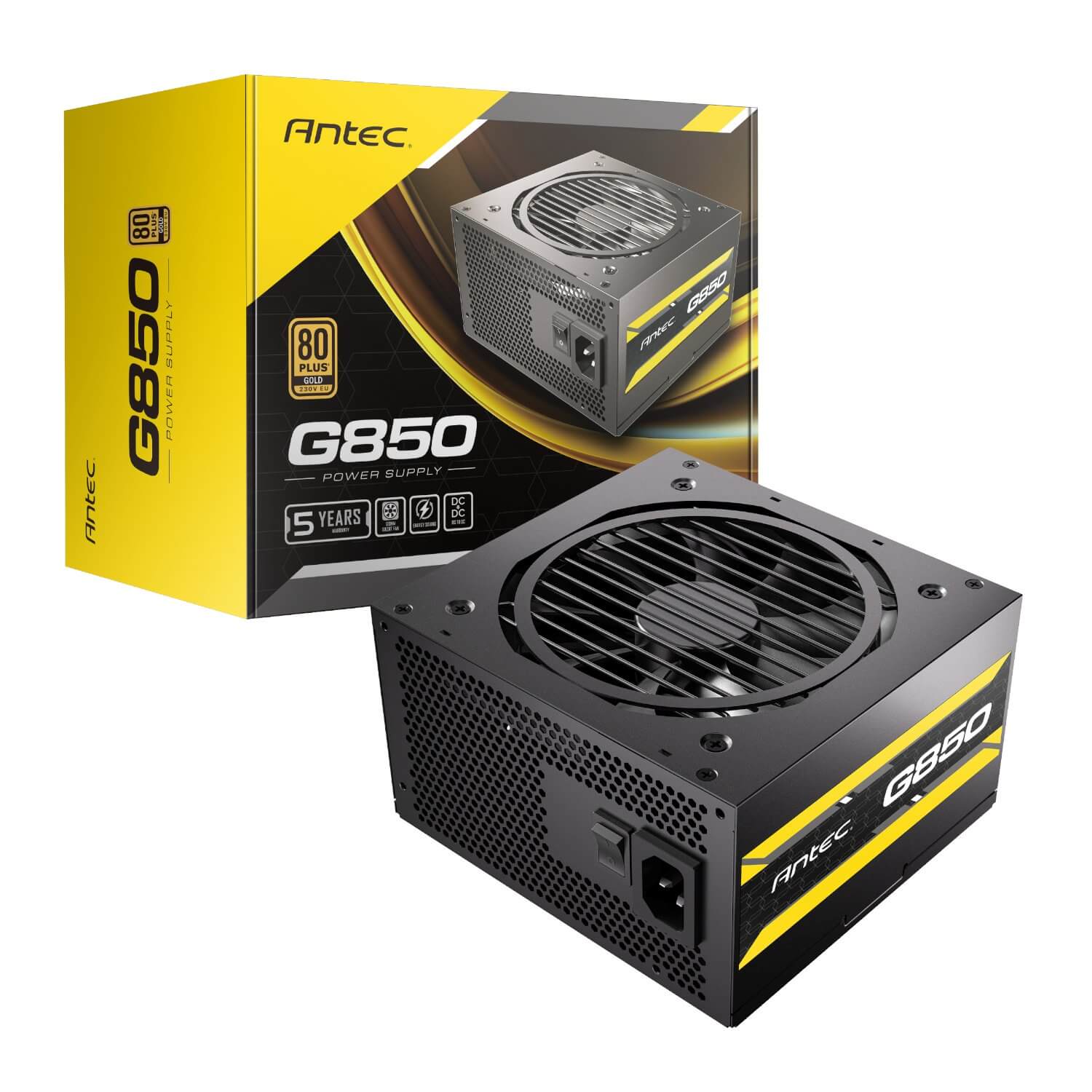 Antec ATOM G850 850W 80 PLUS Gold Semi-Modular Power Supply 1 Antec ATOM G850 850W 80 PLUS Gold Semi-Modular Power Supply