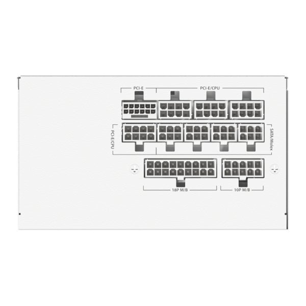 Antec GSK 850W GEN5 ATX3.1 & PCIE5.1 80 Plus Gold Fully Modular White 2 Antec GSK 850W GEN5 ATX3.1 & PCIE5.1 80 Plus Gold Fully Modular White - Image 2