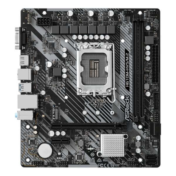 ASRock H610M-HVS/M.2 R2.0 Intel LGA 1700 m-ATX Motherboard 3 ASRock H610M-HVS/M.2 R2.0 Intel LGA 1700 m-ATX Motherboard - Image 3