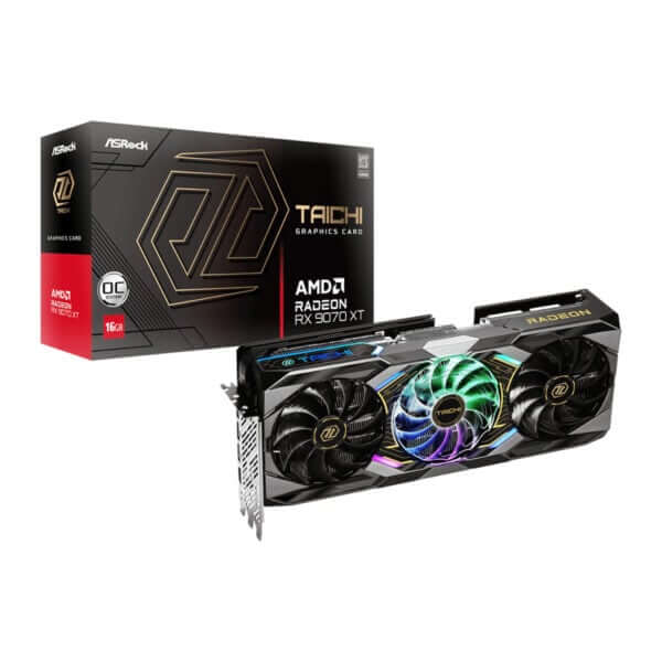 ASRock Radeon RX9070 XT Taichi 16G OC Graphics Card 1 ASRock Radeon RX9070 XT Taichi 16G OC Graphics Card